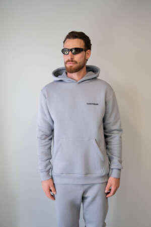 Hoodie - Logo Embroidered | Grey