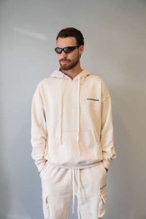 Hoodie - Relaxed Fit | Beige