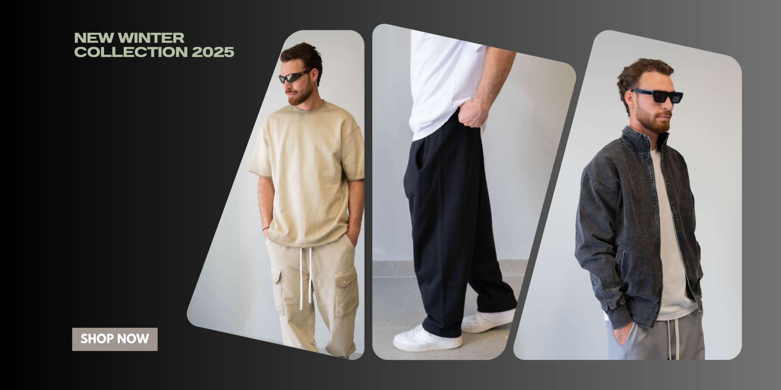 Black and White Modern Black Friday Sale Banner