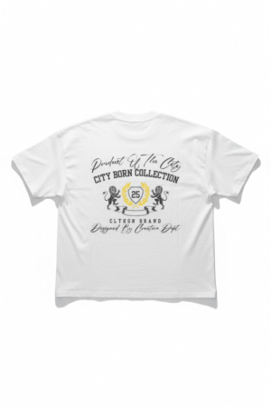 Oversized Tee | Mock Neck | White