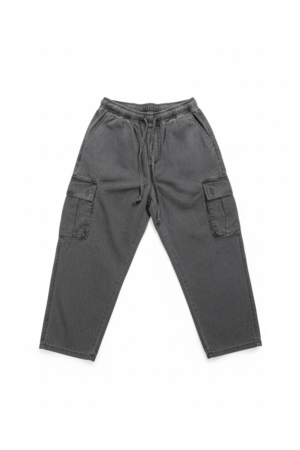 Grey Cargooligan Pant Crop