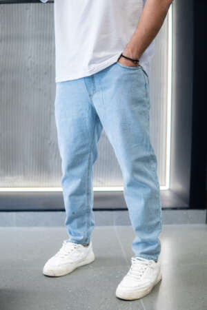 Jean – Elastic Waist | Washed Blue