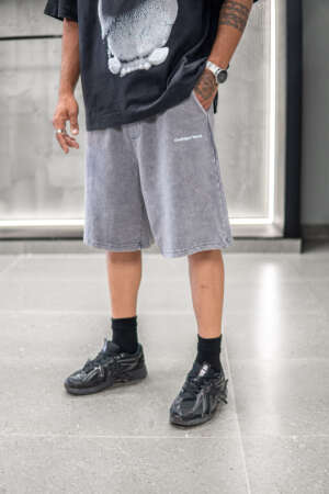 Short – Acid Wash | Grey