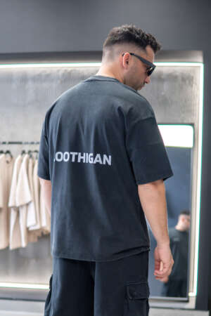 Washed Black - Oversized Tee