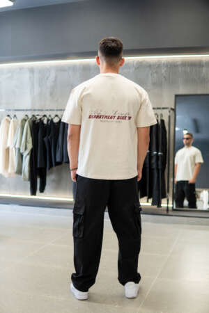 Loose Fit Tee Side 09  | Beige