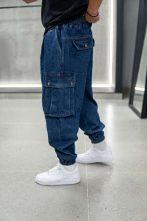 Cargo Jean | Oversized Fit - Blue